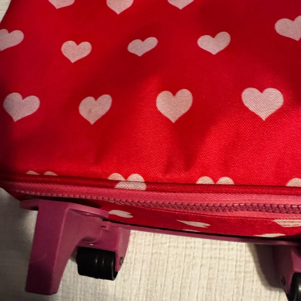 Double Trolley 18” Doll Carrier with Dual Sleeping Bag Two Pillows Travel Case - Picture 2 of 16